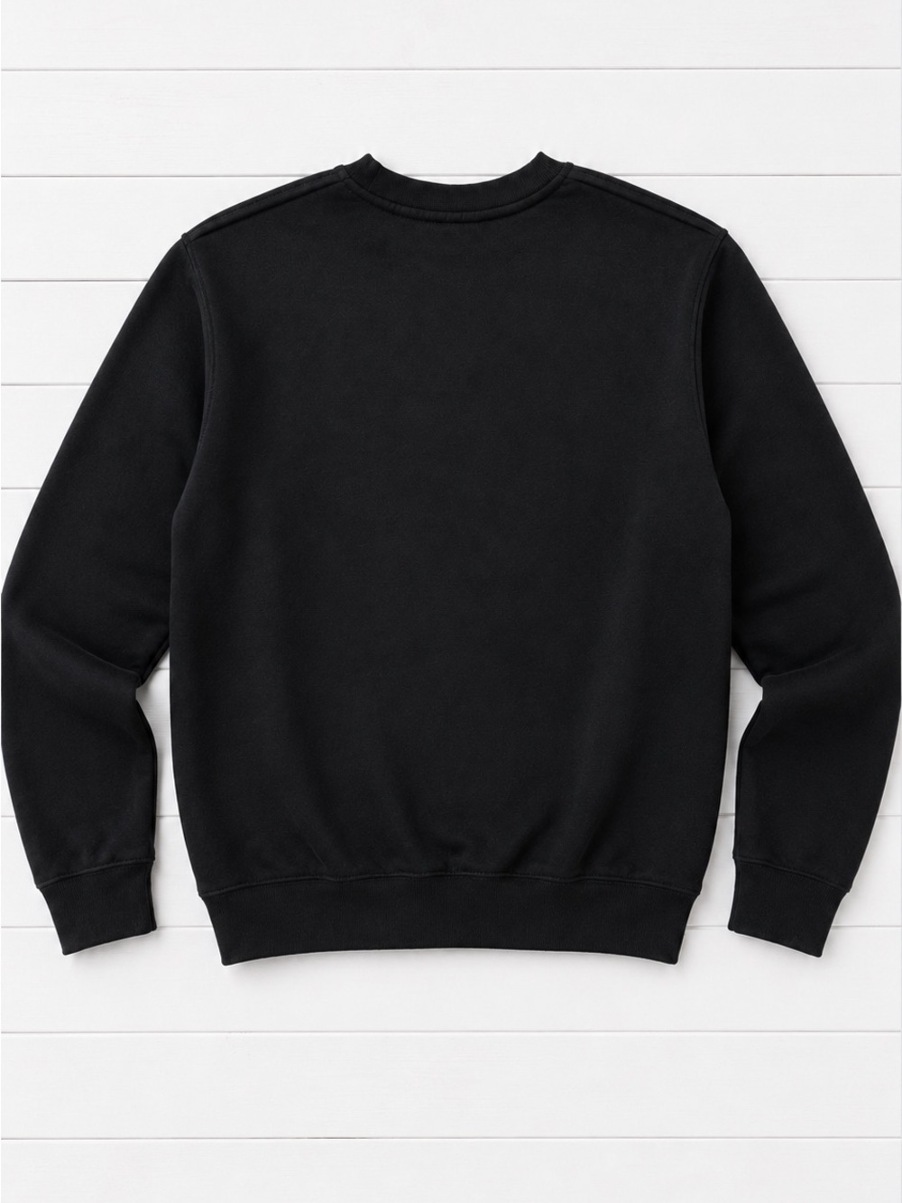 Brunette The Label “BRUNETTE” Crewneck Sweatshirt | Black | M/L - Picture 5 of 7